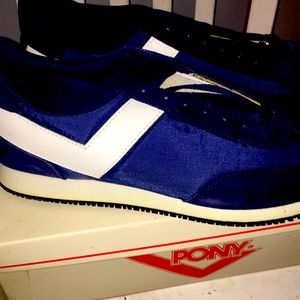 Vintage 1984 Pony New blue track shoes!!!